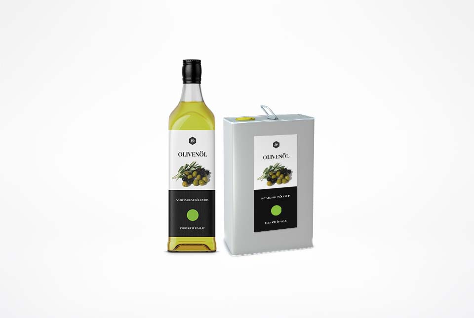 Olivenol Etiketten