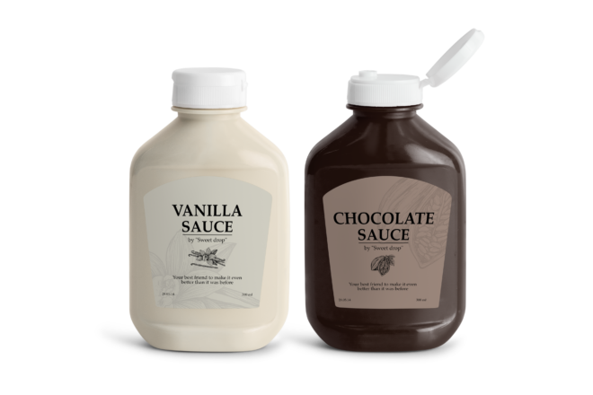 Aufkleber mit Logo für den Business-Sektor