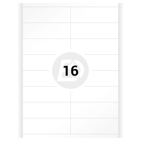 Selbstklebende Etiketten A4 Blatt, 105x35, Papier (100 Blatt/Packung) Selbstklebende Etiketten A4 Blatt, 105x35, Papier (100 Blatt/Packung)