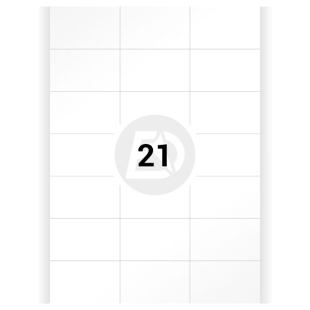 Selbstklebende Etiketten A4-Blätter, 70x42,4, Papier (100 Blatt/Packung)